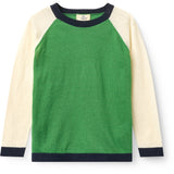 COPENHAGEN COLORS Sharp Green Comb. Light Strikket Farve Block Bluse