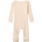 COPENHAGEN COLORS Dusty Rose/Cream Stripe Modal Full Body Romper