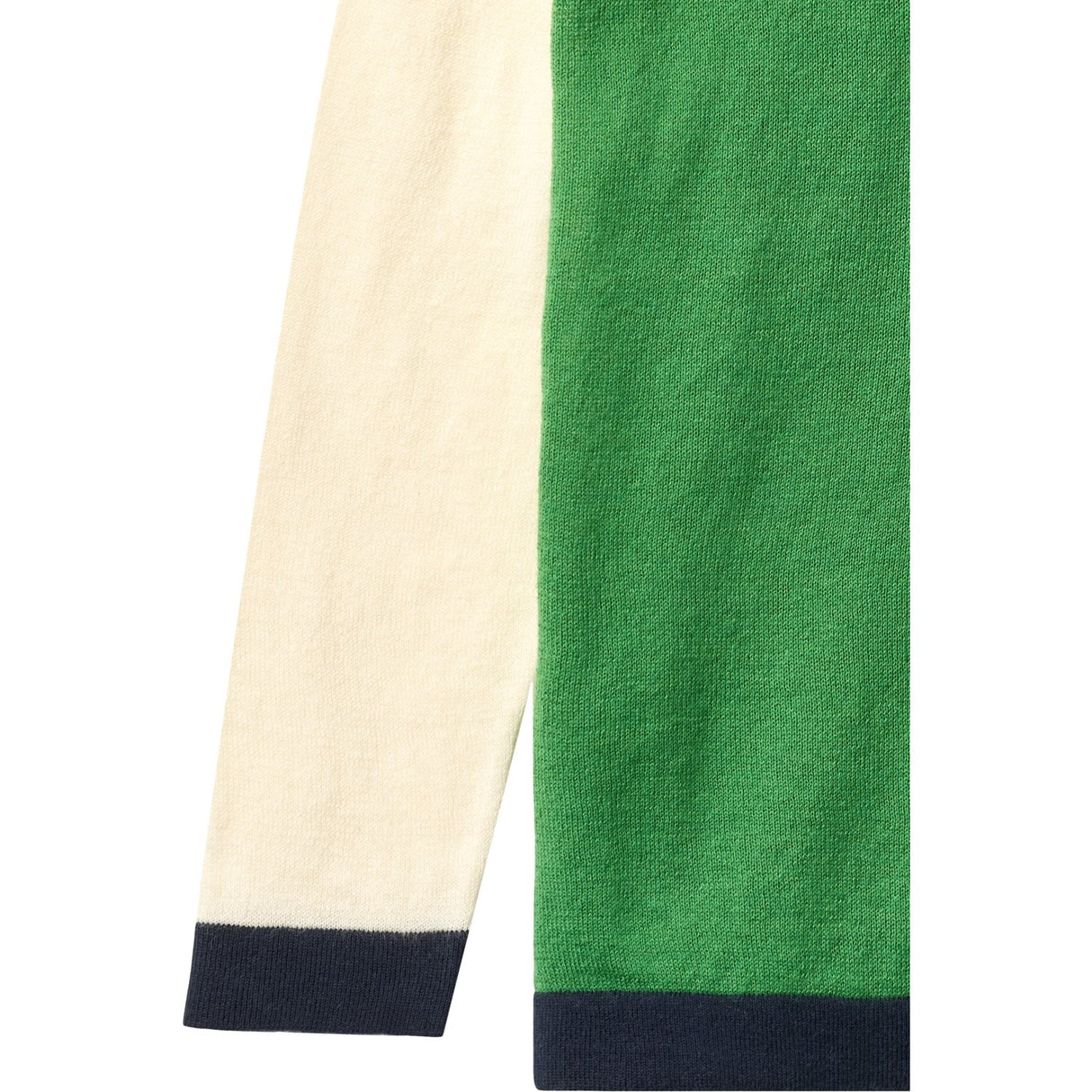 COPENHAGEN COLORS Sharp Green Comb. Light Strikket Farve Block Bluse