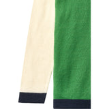 COPENHAGEN COLORS Sharp Green Comb. Light Strikket Farve Block Bluse