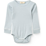 COPENHAGEN COLORS Dusty Blue/Cream Stripe Modal Rib Ls Body