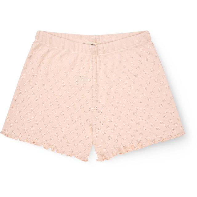 COPENHAGEN COLORS Dusty Rose Pointelle Heart Shorts