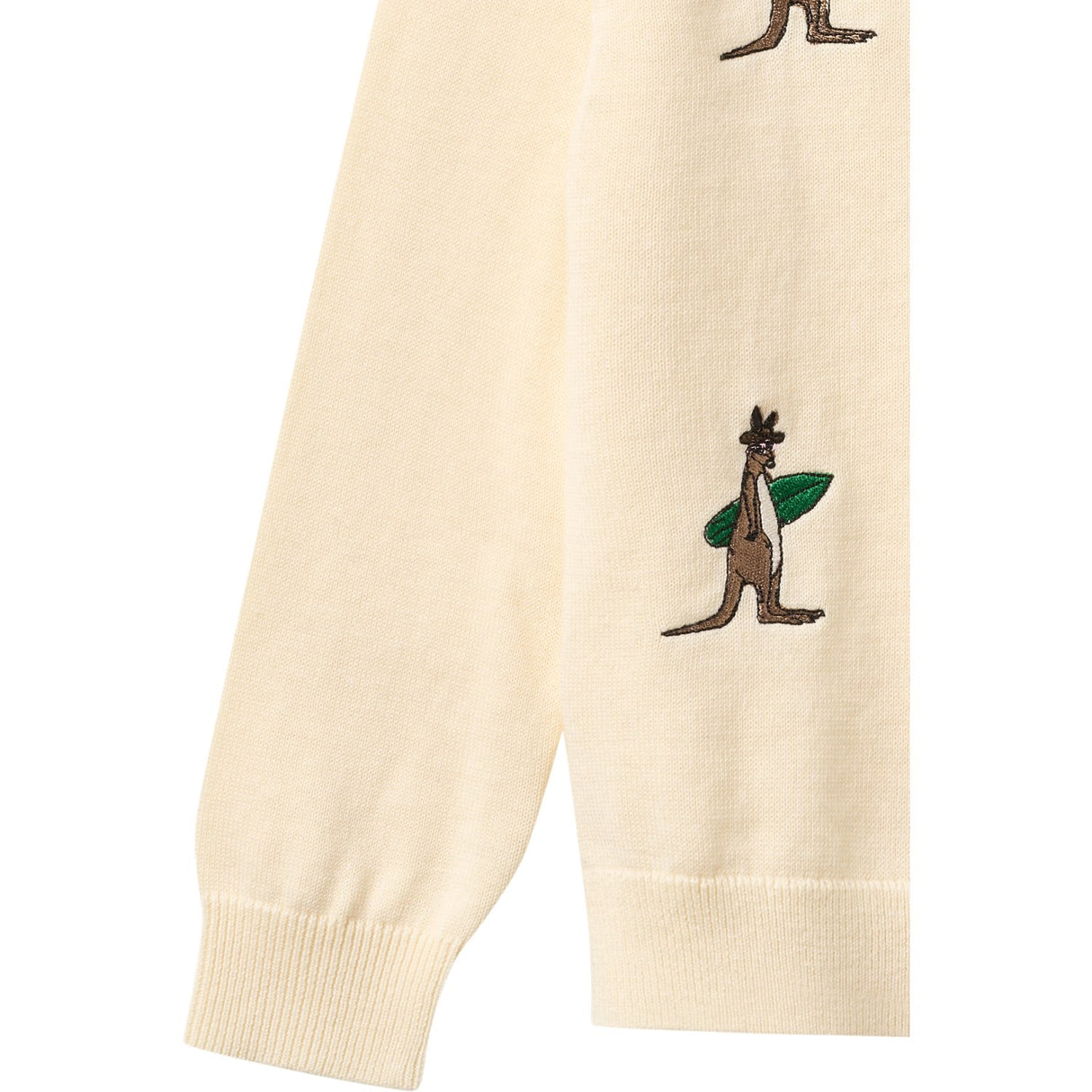 COPENHAGEN COLORS Cream Comb. Pull Over W. Embroidery