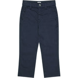 COPENHAGEN COLORS Navy Silky Twill Chinos Slim - Med Stretch