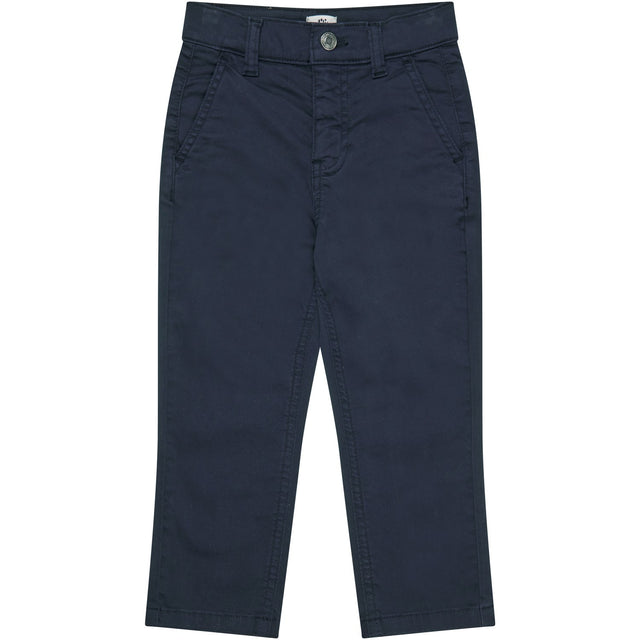 COPENHAGEN COLORS Navy Silky Twill Chinos Slim - Med Stretch