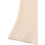 COPENHAGEN COLORS Dusty Rose Stripe Stripe Modal Rib Flare Pant W. Picot & Sløjfe