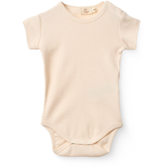 COPENHAGEN COLORS Dusty Rose Stripe Stripe Modal Rib Ss Body