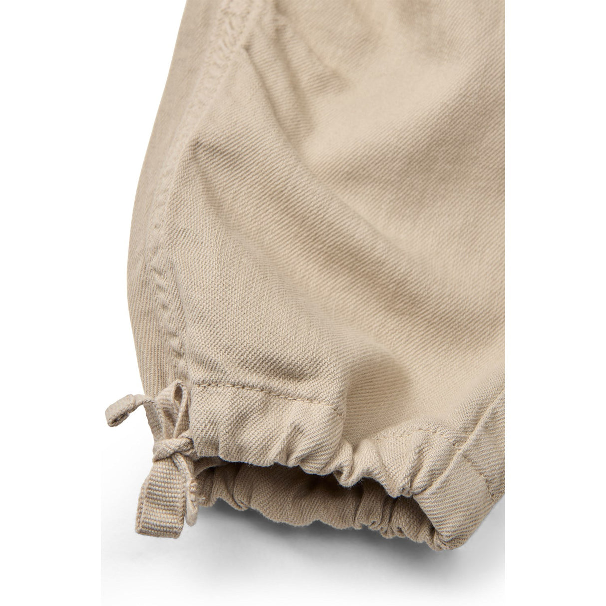 COPENHAGEN COLORS Beige Twill Baggy Bukser W. Pockets