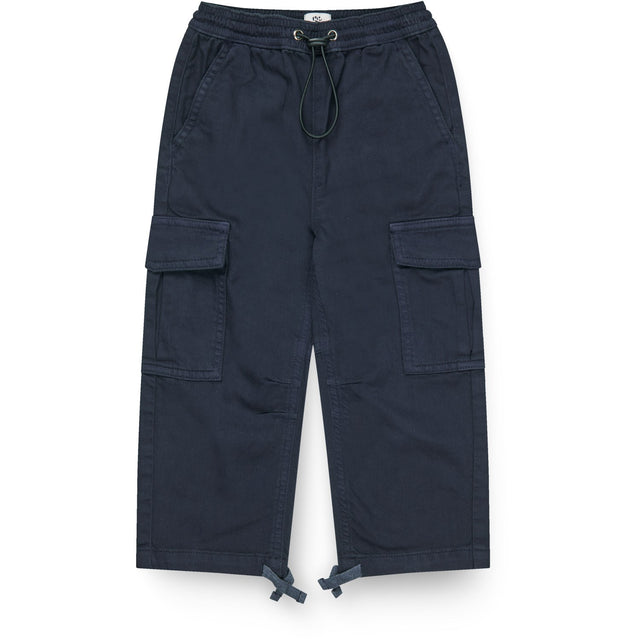 COPENHAGEN COLORS Navy Twill Baggy Bukser W. Pockets