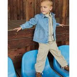 COPENHAGEN COLORS Beige Twill Baggy Bukser W. Pockets