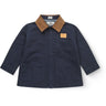 COPENHAGEN COLORS Navy Comb Twill Jakke W. Corduroy Krave