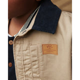 COPENHAGEN COLORS Beige Comb. Twill Jakke W. Corduroy Krave