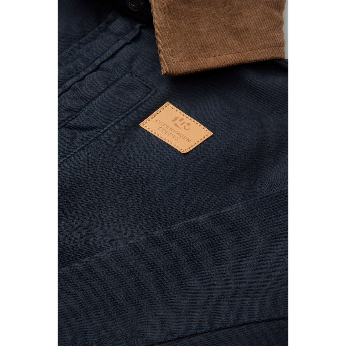 COPENHAGEN COLORS Navy Comb Twill Jakke W. Corduroy Krave