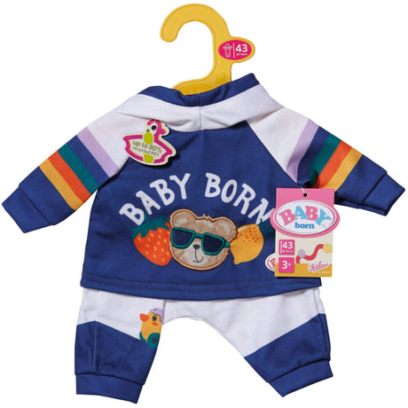 BABY Born Jogging Dragt Navy 43cm