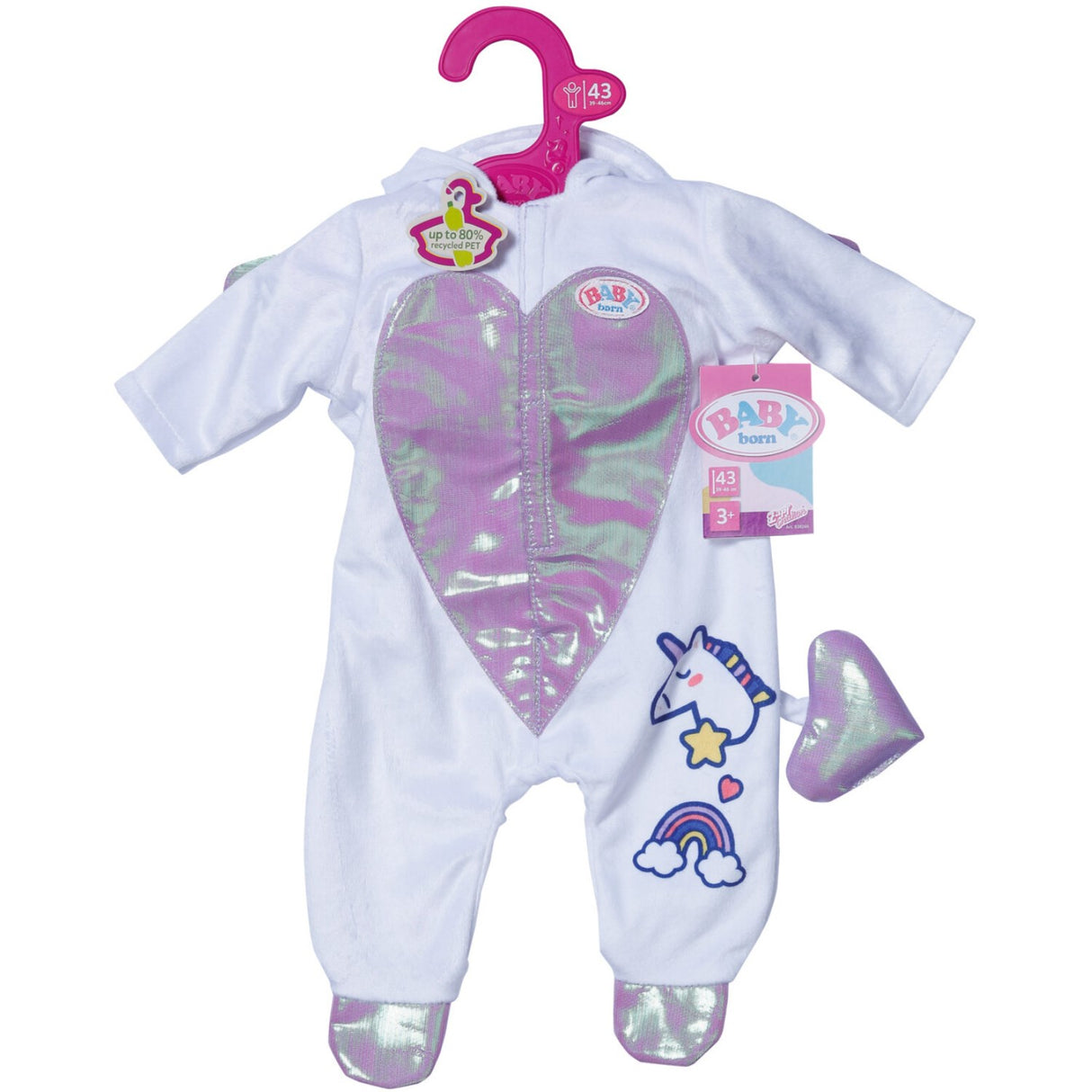 BABY Born Unicorn Heldragt 43cm