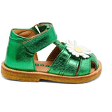 Bisgaard Green Metallic Kaia Sandal