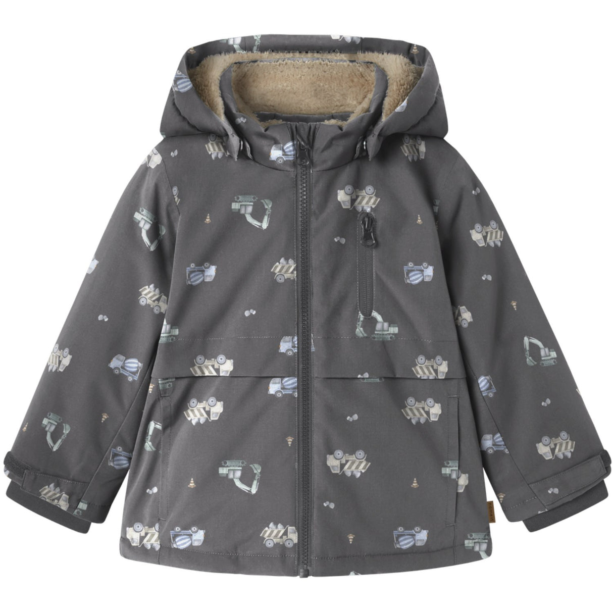 Name It Blackened Pearl Nmmsnow05 Jakke Aop 1Fo