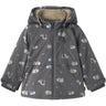 Name It Blackened Pearl Nmmsnow05 Jakke Aop 1Fo