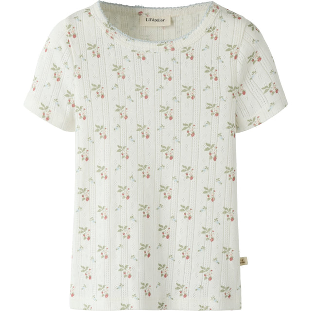 Lil'Atelier Coconut Milk Strawberry Nmfrachello Dap Ss Slim Top Lil