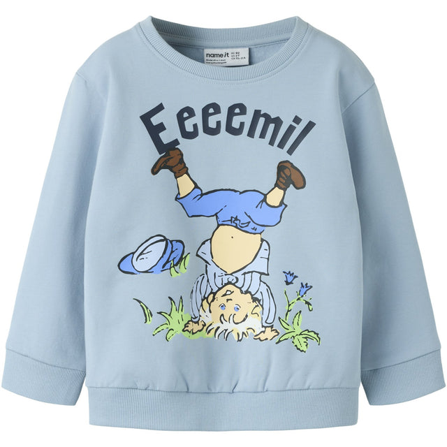 Name It Blue Fog Nmmmaska Emil Nreg Sweat Unb Sky