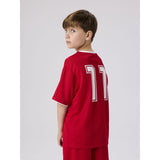 Name It True Red Nknhiteam Shorts Sæt