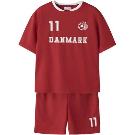 Name It True Red Nknhiteam Shorts Sæt