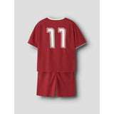 Name It True Red Nknhiteam Shorts Sæt