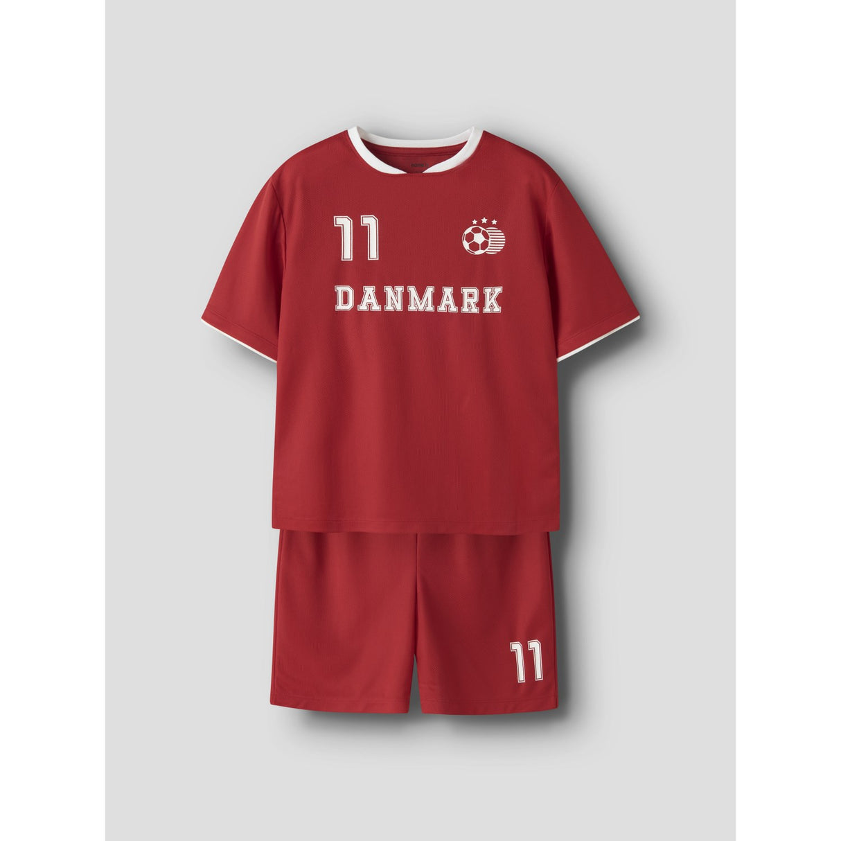 Name It True Red Nknhiteam Shorts Sæt