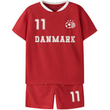 Name It True Red Nmnhiteam Shorts Sæt