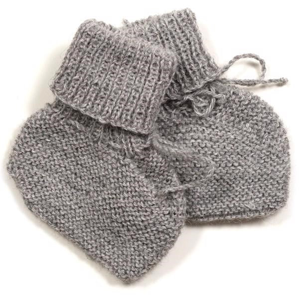 Huttelihut Alpaka Uld Baby Futter Light Grey