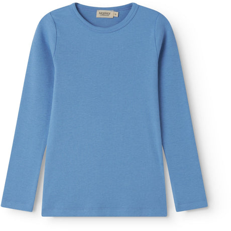 MarMar Modal Fine Rib Surf Blue Tani Bluse
