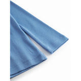 MarMar Modal Fine Rib Surf Blue Tani Bluse