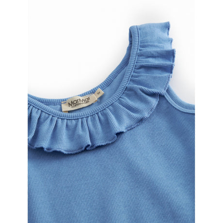 MarMar Modal Fine Rib Surf Blue Tamar Top
