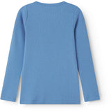 MarMar Modal Fine Rib Surf Blue Tani Bluse