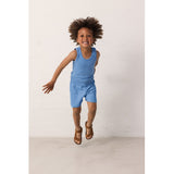 MarMar Modal Fine Rib Surf Blue Sleeveless Top