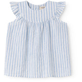 MarMar Cotton Linen Surf Blue Stripe Dhana B Kjole
