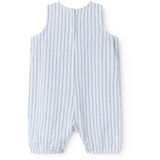 MarMar Cotton Linen Surf Blue Stripe Roventa S Romper