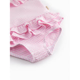 MarMar Seersucker Swim Pink Stripe Swinnie Bathing Dragt
