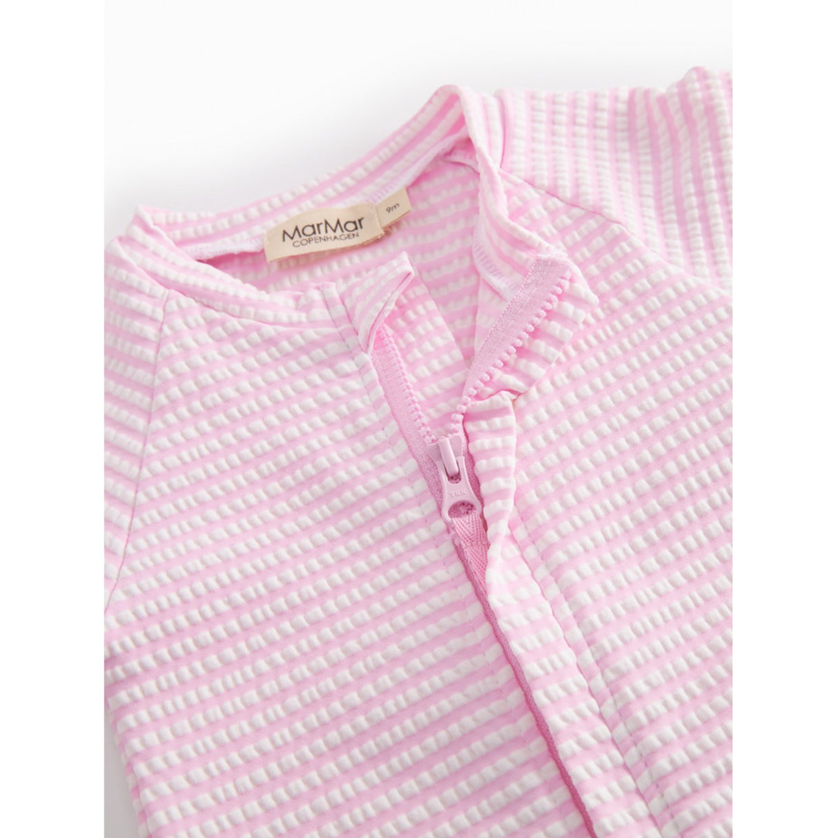 MarMar Seersucker Swim Pink Stripe Swal Dragt