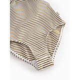 MarMar Seersucker Swim Dark Bronze Stripe Swilla Bathing Dragt
