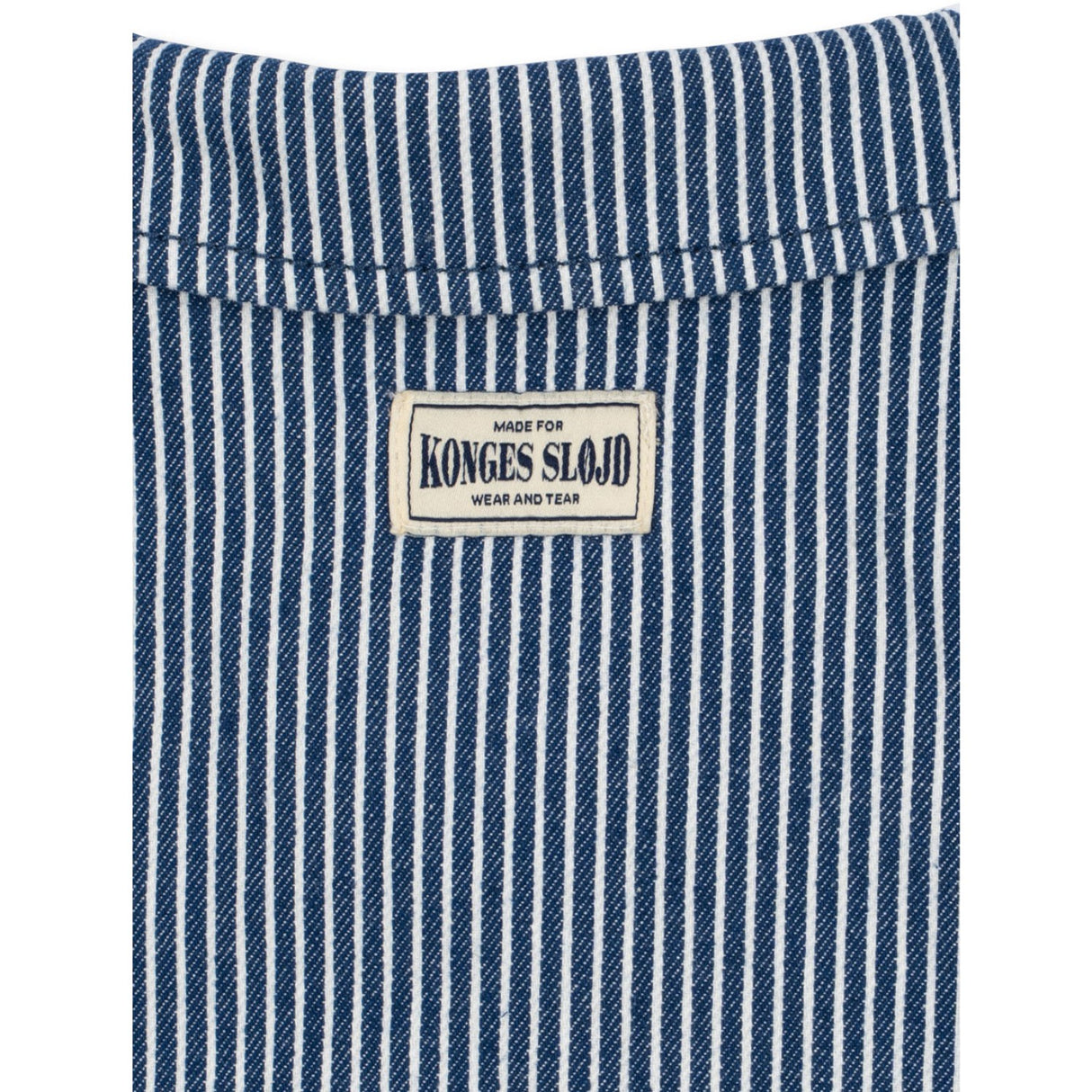 Konges Sløjd Blue Stripe Luc Skjorte Jakke Gots