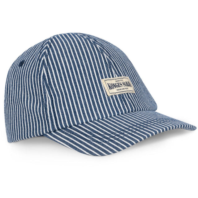 Konges Sløjd Blue Stripe Luc Kasket Gots