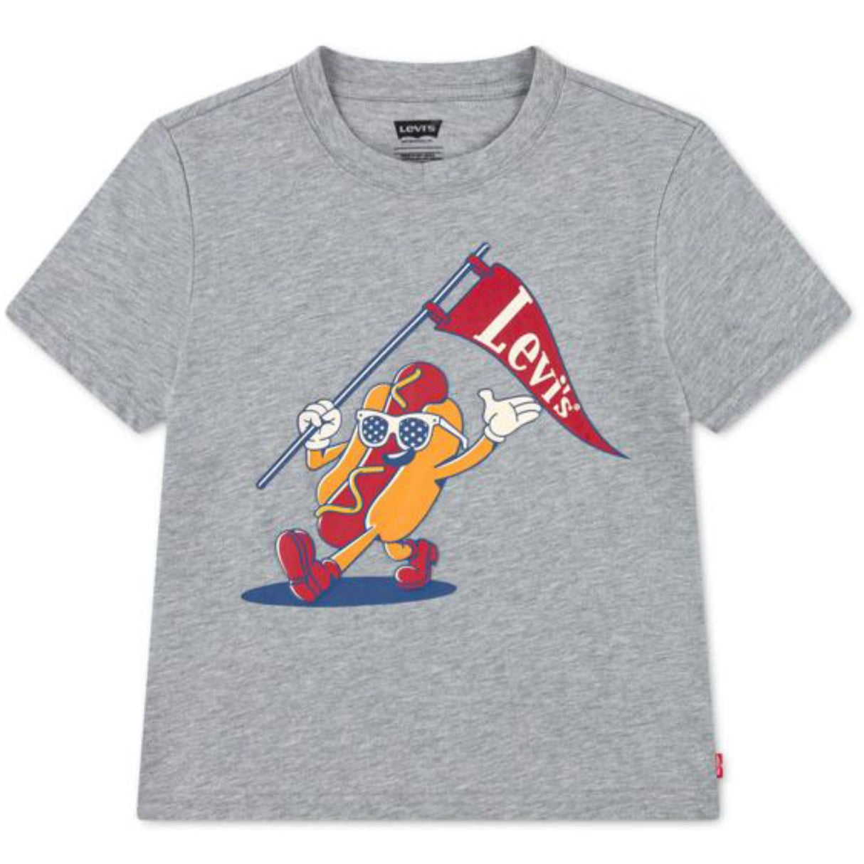 Levi's Grey Heather Lvb Parading Hot Dog T-Shirt