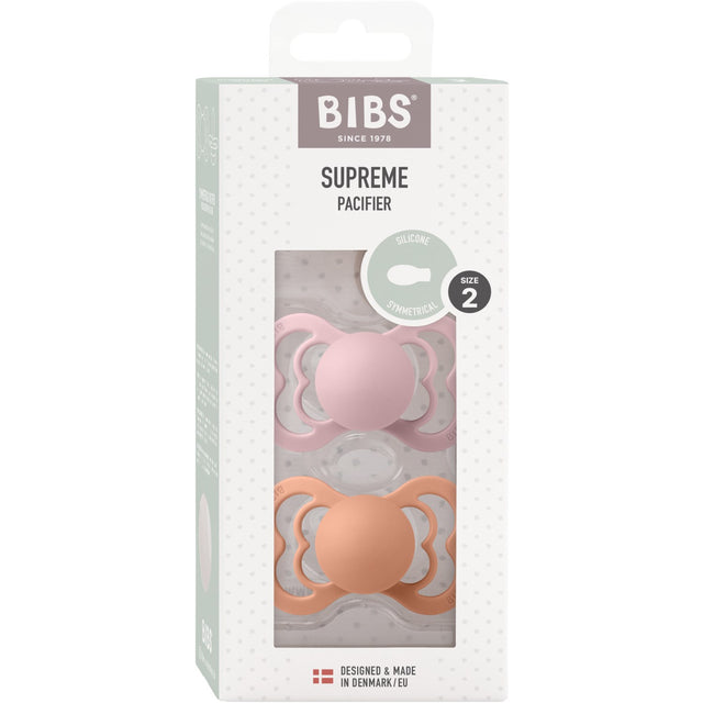 Bibs Pink Plum/Peach Sut Supreme 2-Pak Silikone