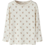 Lil'Atelier Coconut Milk Cherry Nmflayo Sig Ls Slim Top Lil