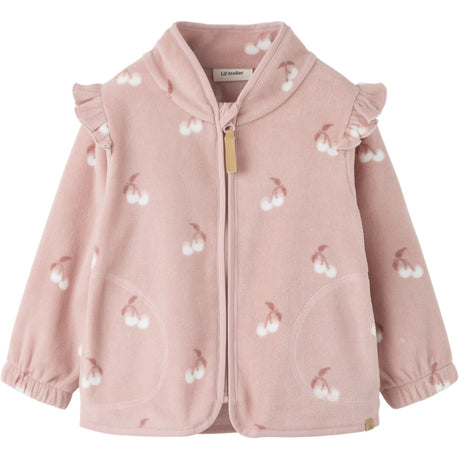 Lil'Atelier Misty Rose Cherry Nmflaspektra Fleece Jakke Fo Lil