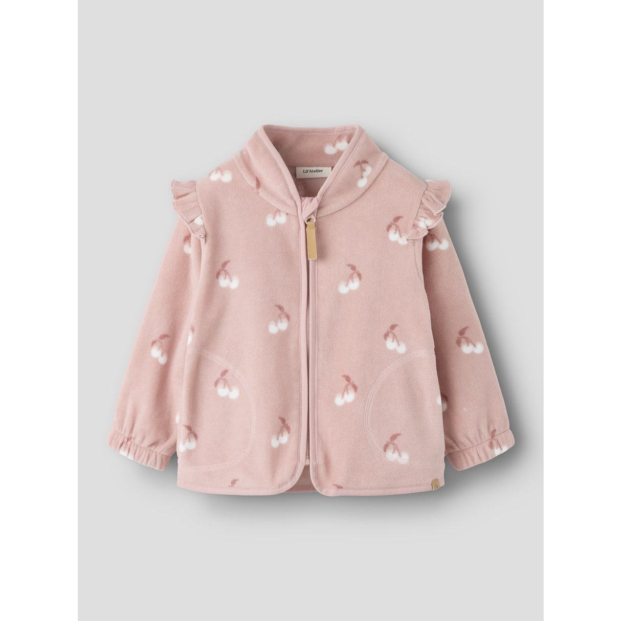 Lil'Atelier Misty Rose Cherry Nmflaspektra Fleece Jakke Fo Lil