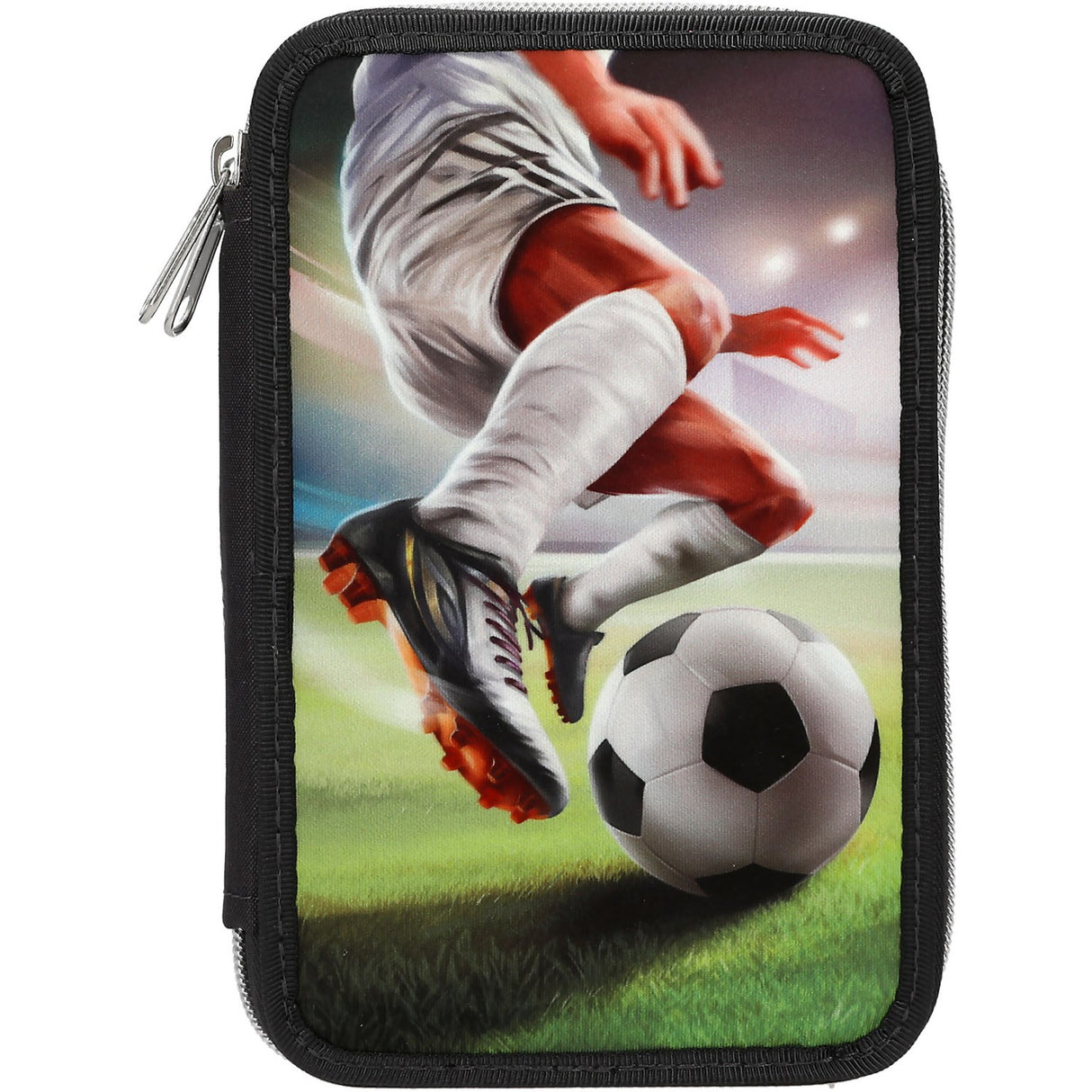 Dino World Action Word Dobbelt Pencil Case Football