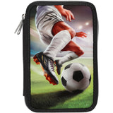 Dino World Action Word Dobbelt Pencil Case Football