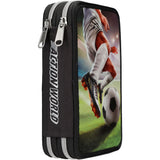 Dino World Action Word Dobbelt Pencil Case Football